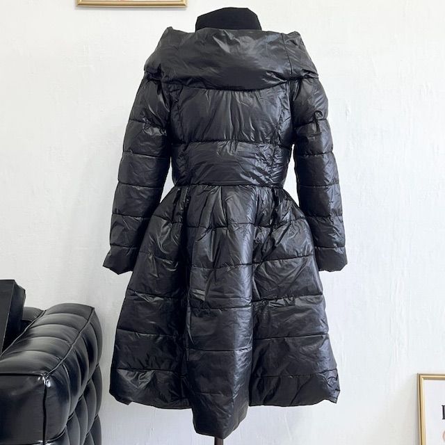 残り1点】 新品 未使用 レディース ダウンコート Aライン フレア 