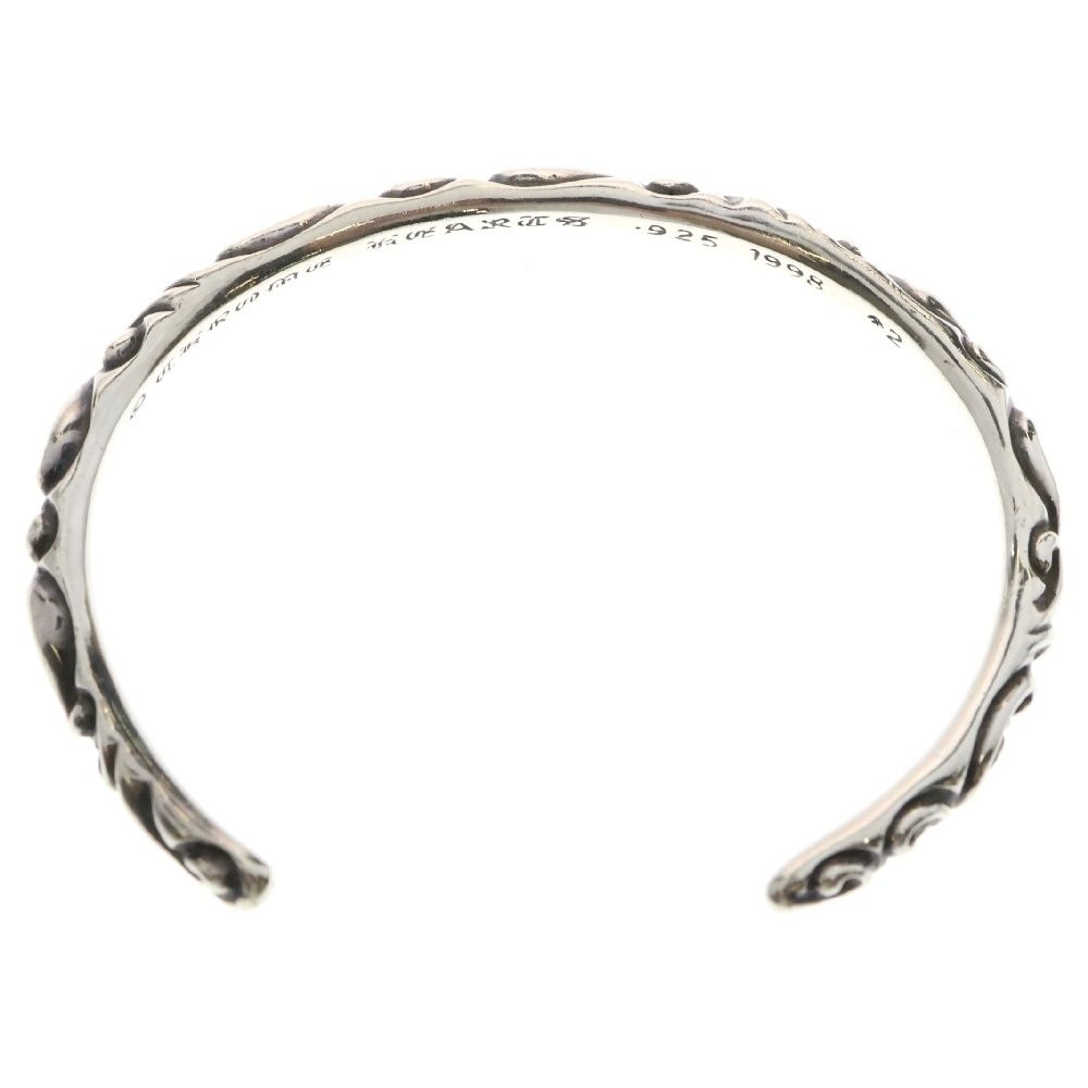 クロムハーツ BANGLE SCROLL/スクロールバンド シルバーブレスレット