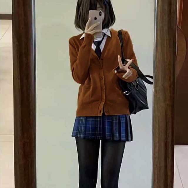 女子高生　排泄物 35,000着突破・ランキング1位】女子高生 制服 カーディガン セーター 高校生 中学生 レディース スクールセーター