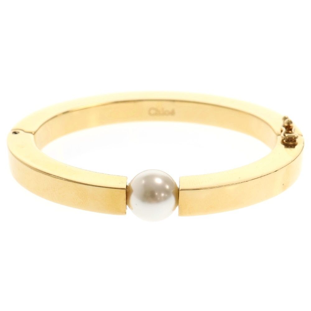 Chloe (クロエ) パール バングル ゴールド GP ブレスレット - メルカリ