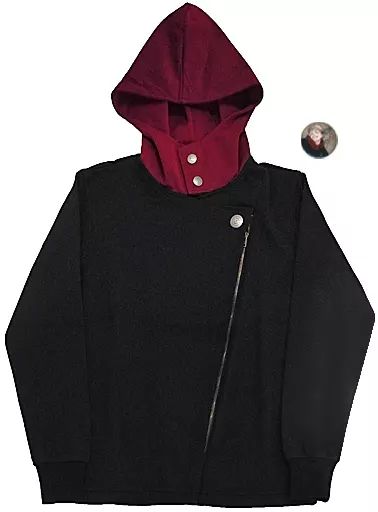 中古】衣類 虎杖悠仁モデル 高専ジャージ(缶バッジ付き) ブラック