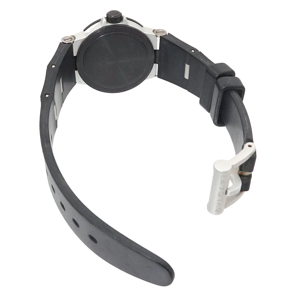 ブルガリ BVLGARI アルミニウム AL29TA レディース 腕時計 デイト  