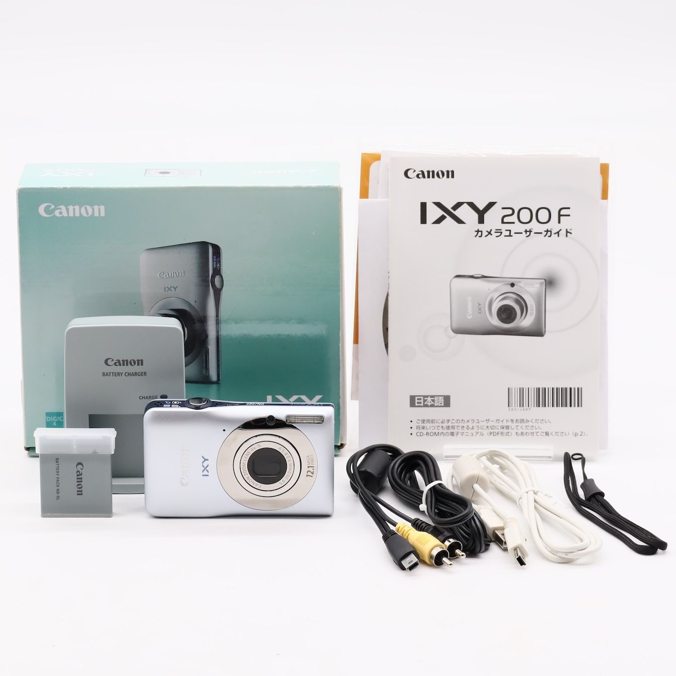 美品】Canon キャノン IXY 200F シルバー - メルカリ