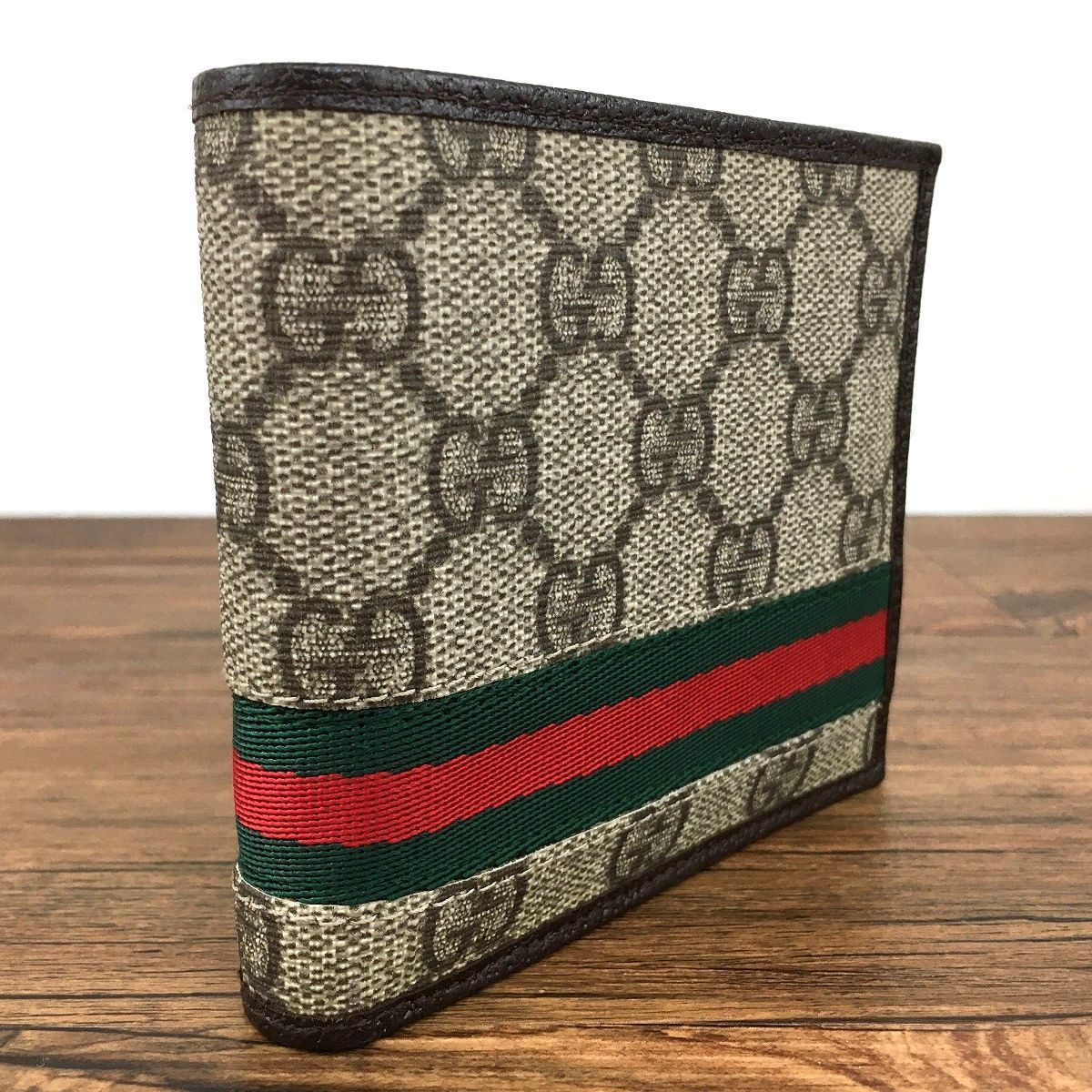 未使用品 GUCCI 財布 シェリーライン ヴィンテージウォレット 488 www