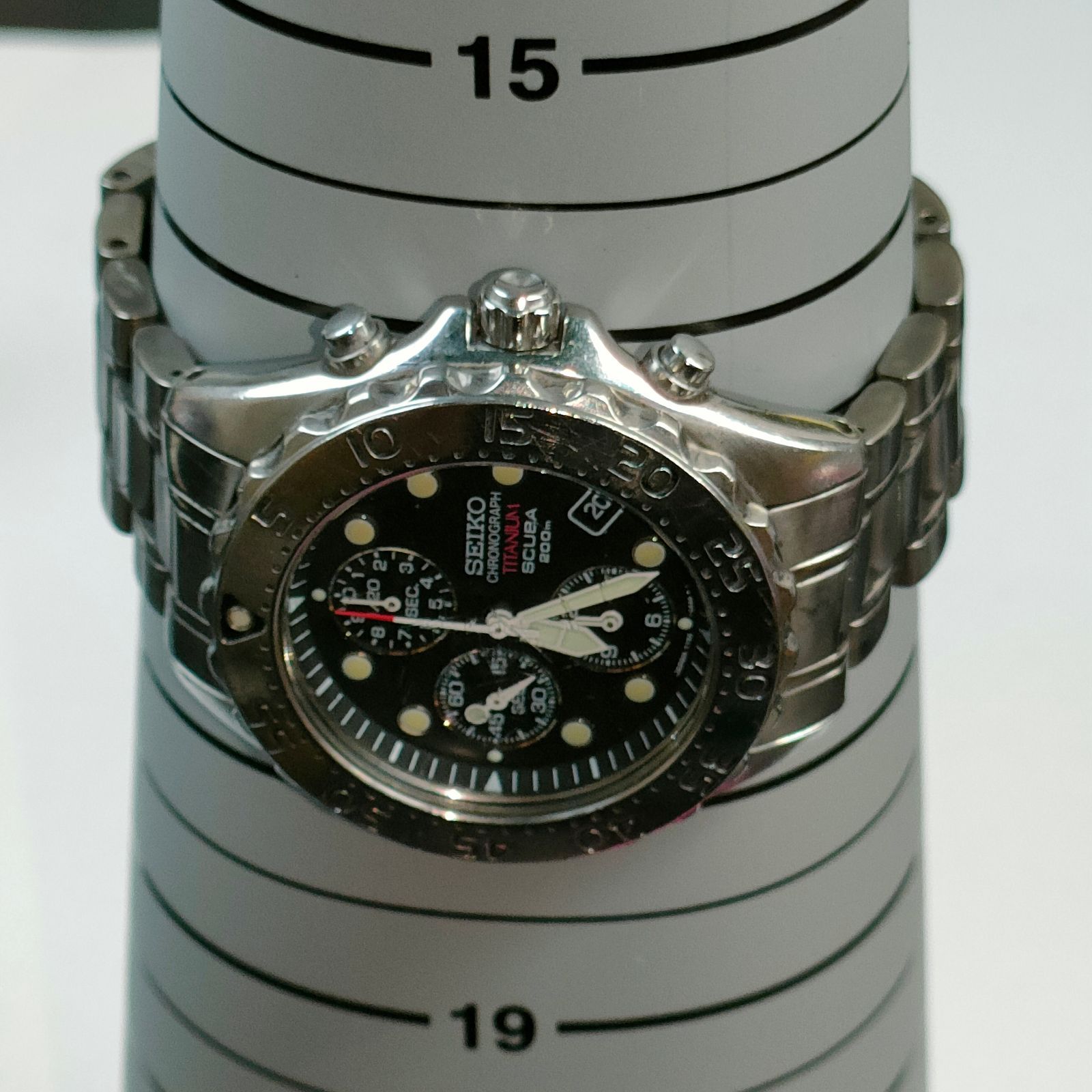 7T92-0BD0 SEIKO セイコー CHRONOGRAPH TITANIUM SCUBA 200m