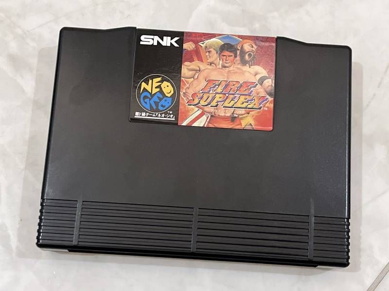 SNK ネオジオ ROM ファイヤー スープレックス 取説付 NEO-GEO ゲームソフト