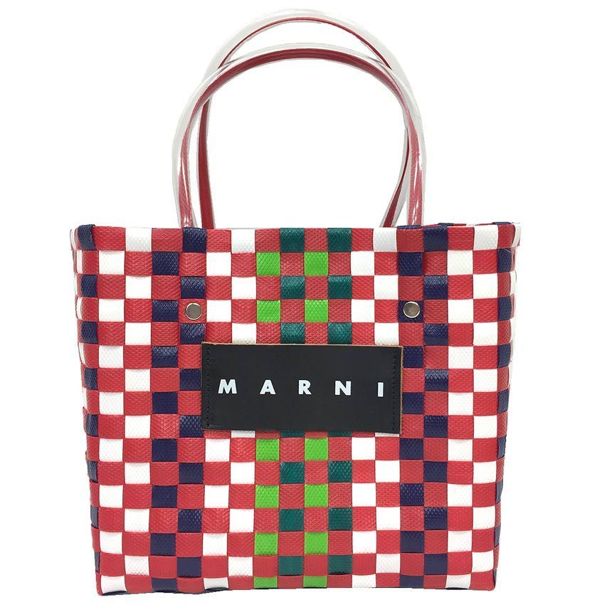 MARNI FLOWER CAFE マルニ フラワーカフェマルニマーケット ミニバスケット かごバッグ aq10084