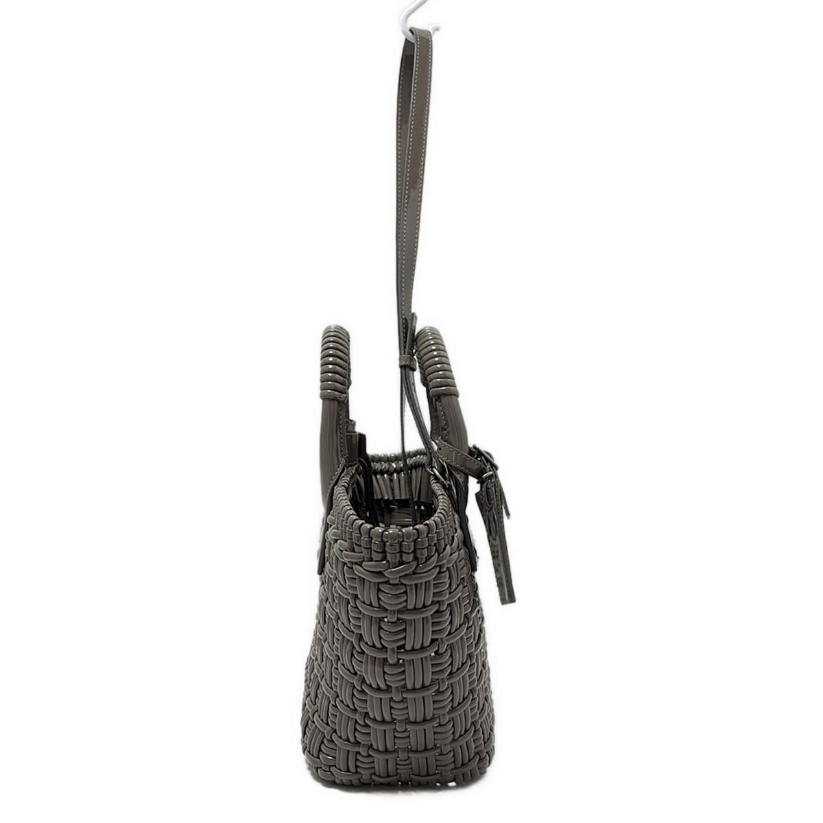 匿名配送　美品　バレンシアガ　ビストロxsサイズ　グレージュ　レア色　かごトート BALENCIAGA 全品5%OFFクーポン☆31日迄☆バレンシアガ 671342