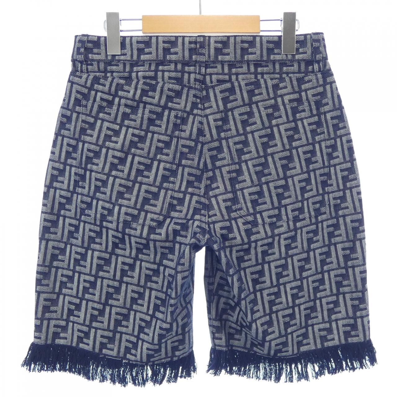 FENDI ショートパンツ M FENDI ショートパンツ 38 ブラウン コットン | MixTHINKS