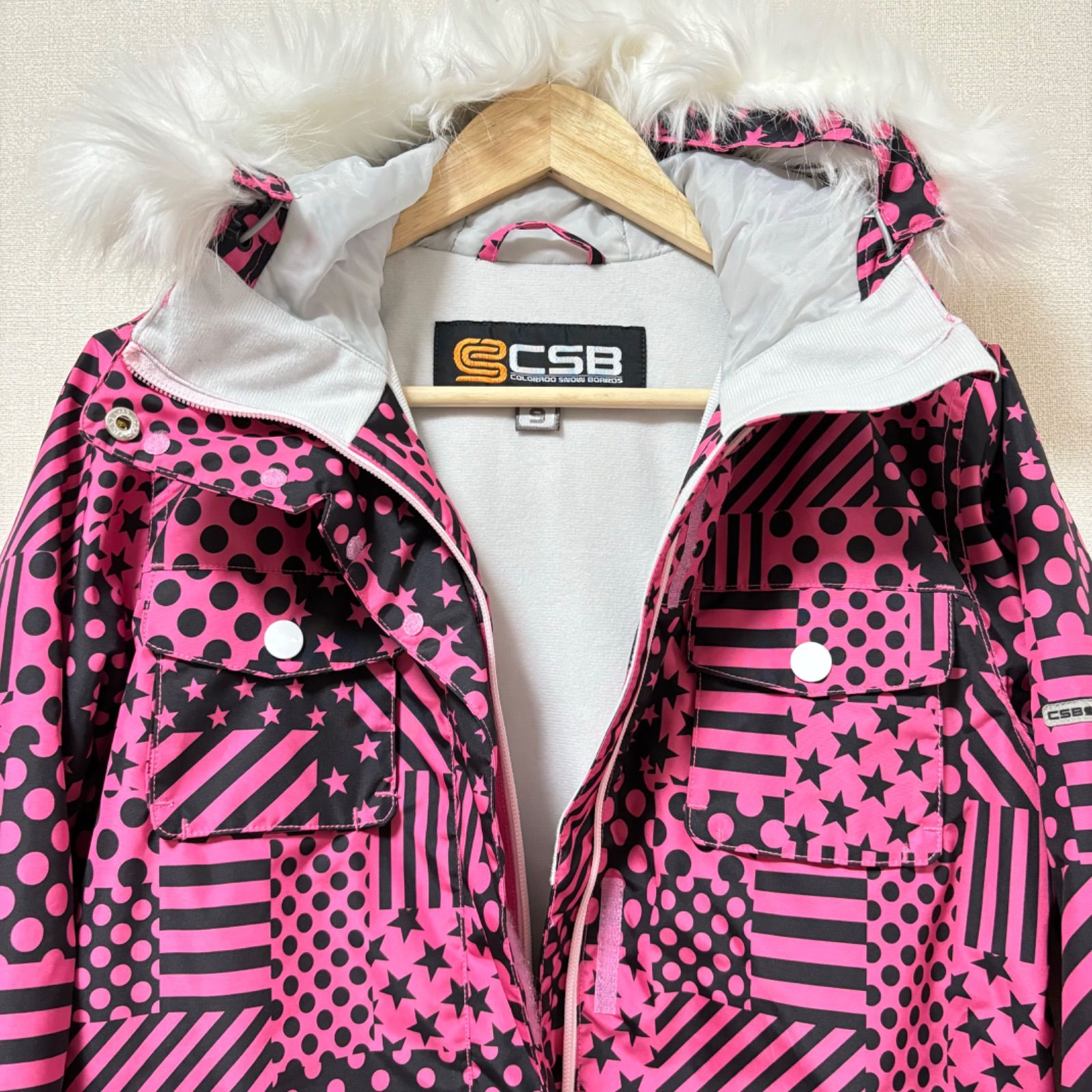 CSB スノーボード・スキーウェア サイズ9 ピンク