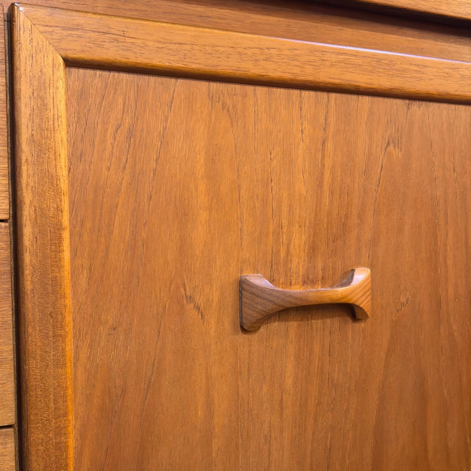 VINTAGE William Lawrence ウィリアム ローレンス シェルフ付きサイドボード チーク材 1960年代 UK ミッドセンチュリー 224-045 MARWIL-DEMENAGEMENTS_CH