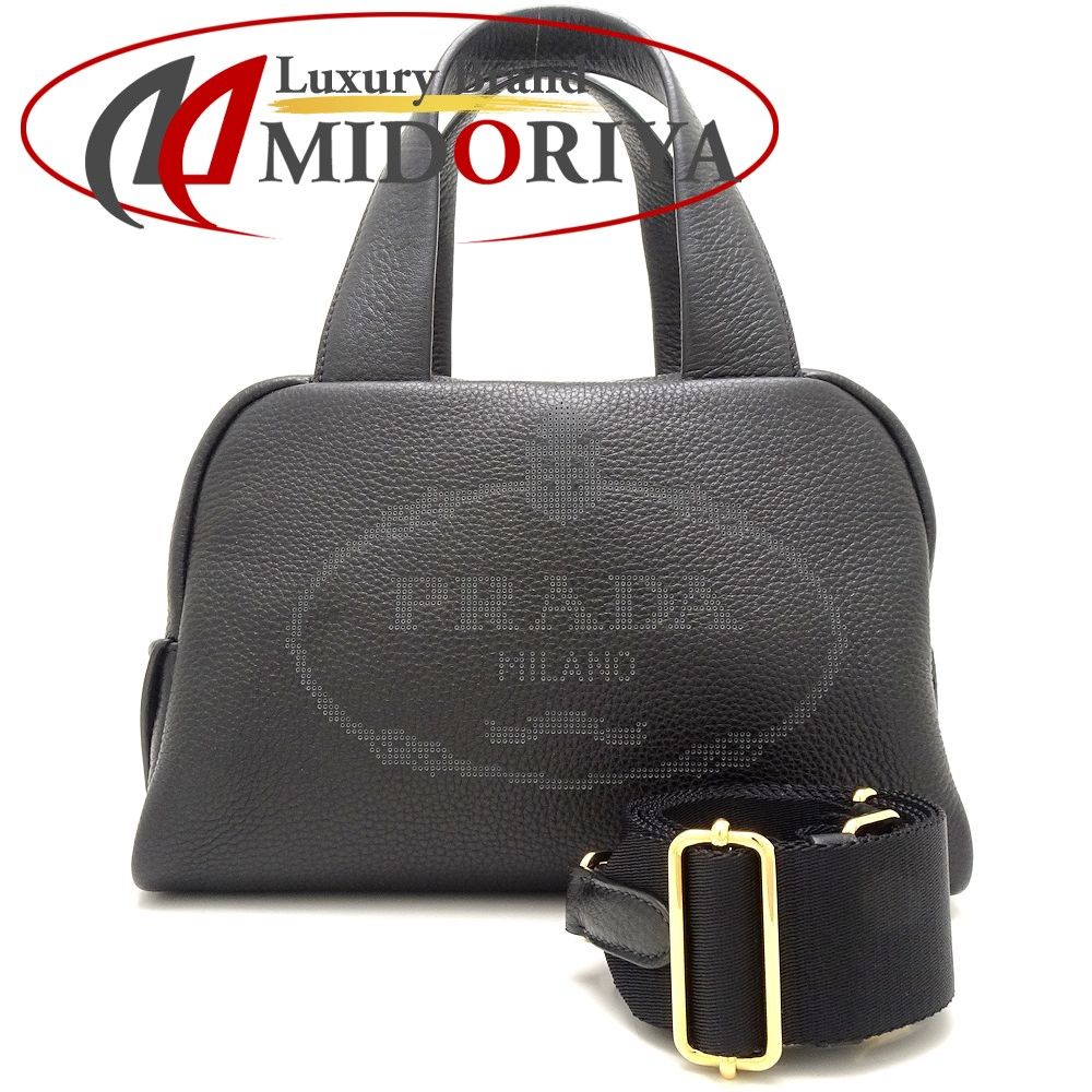 プラダ PRADA トップハンドルバッグ 1BB078 2Wayバッグ レザー NERO