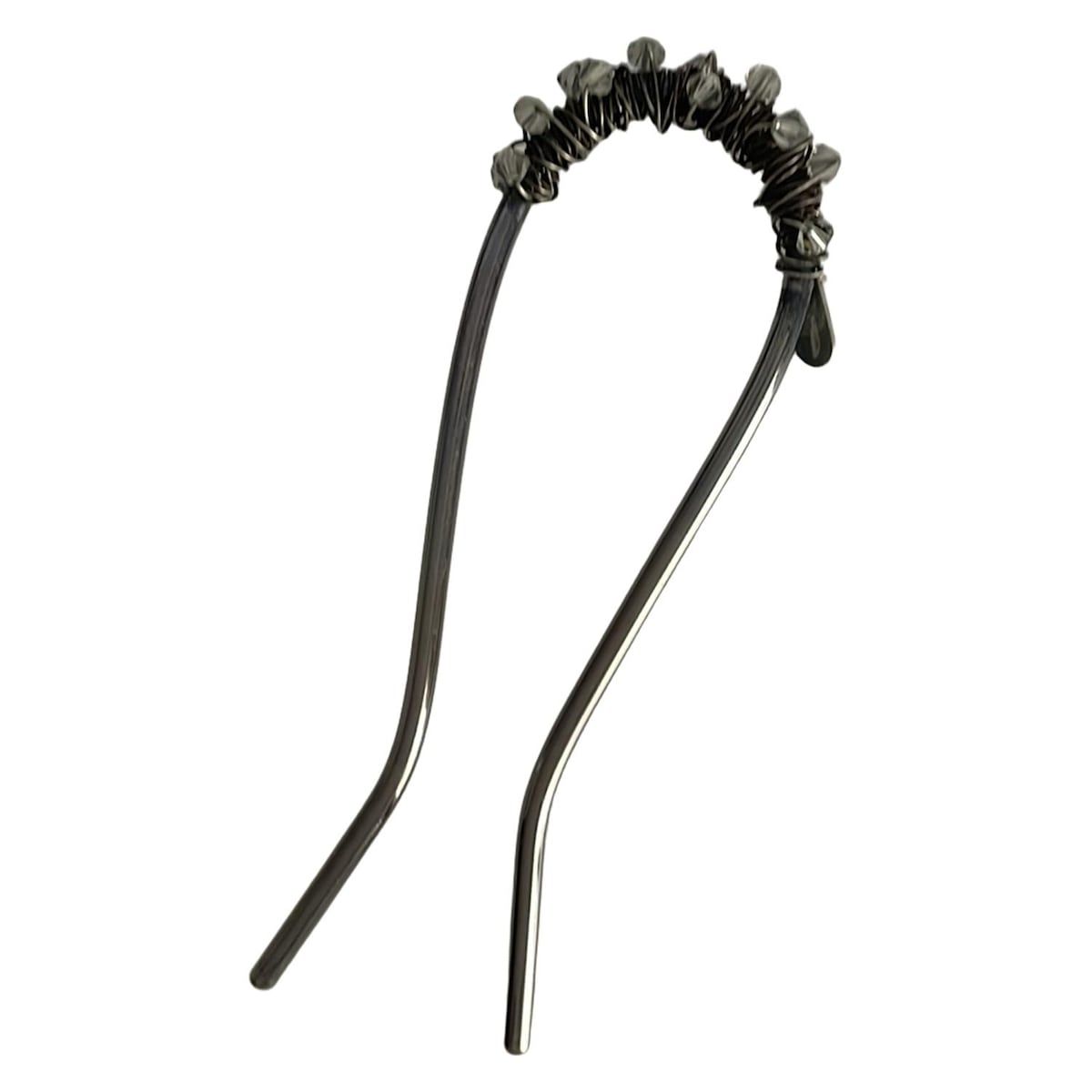 ①コレットマルーフ colette malouf フラワー メッシュ バレッタ