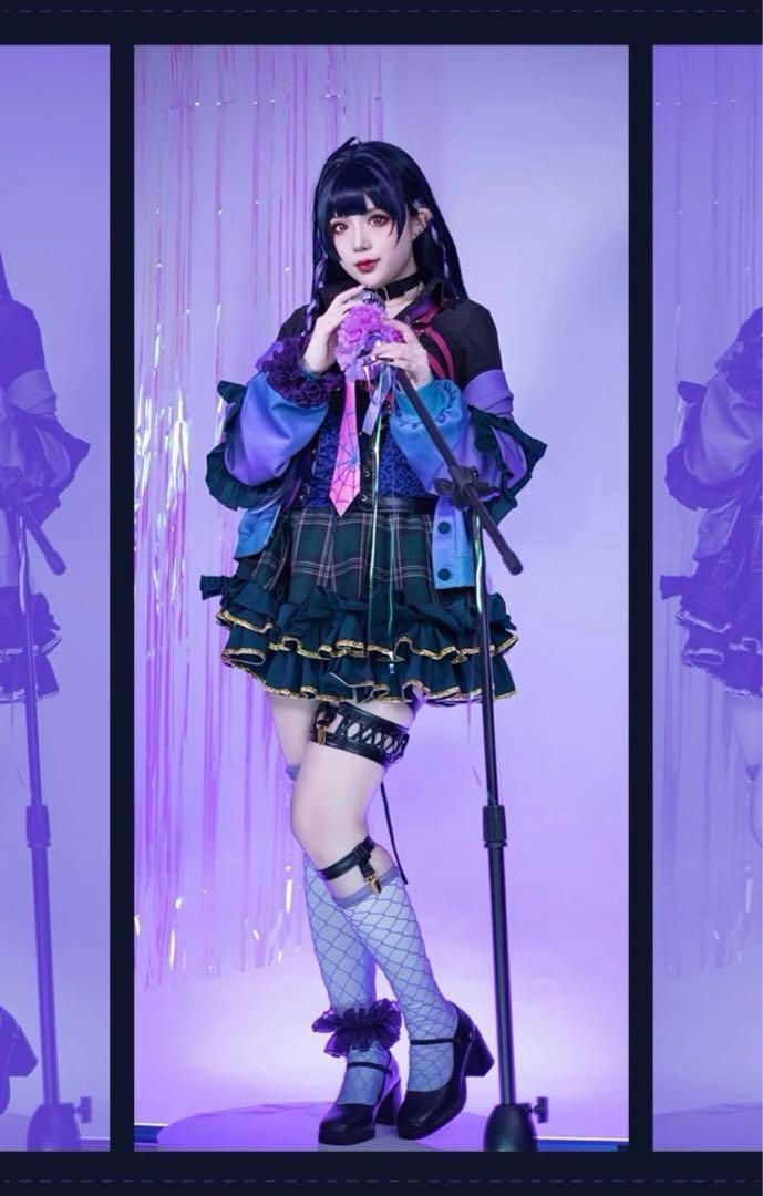 Vtuber エクソレイ Meloco Kyoran 狂蘭メロコ コスプレ衣装