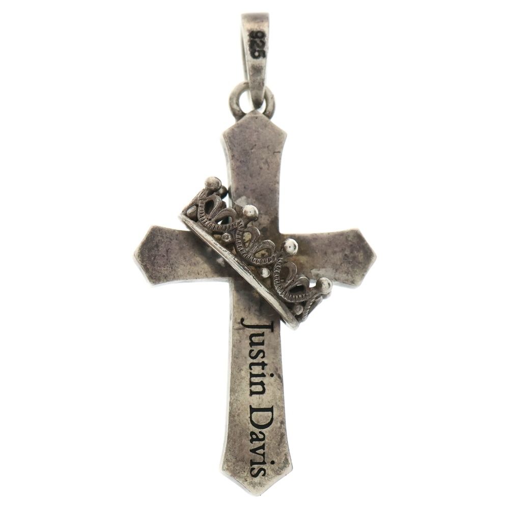 Justin Davis (ジャスティンデイヴィス) CROSS WITH CROWN STONE