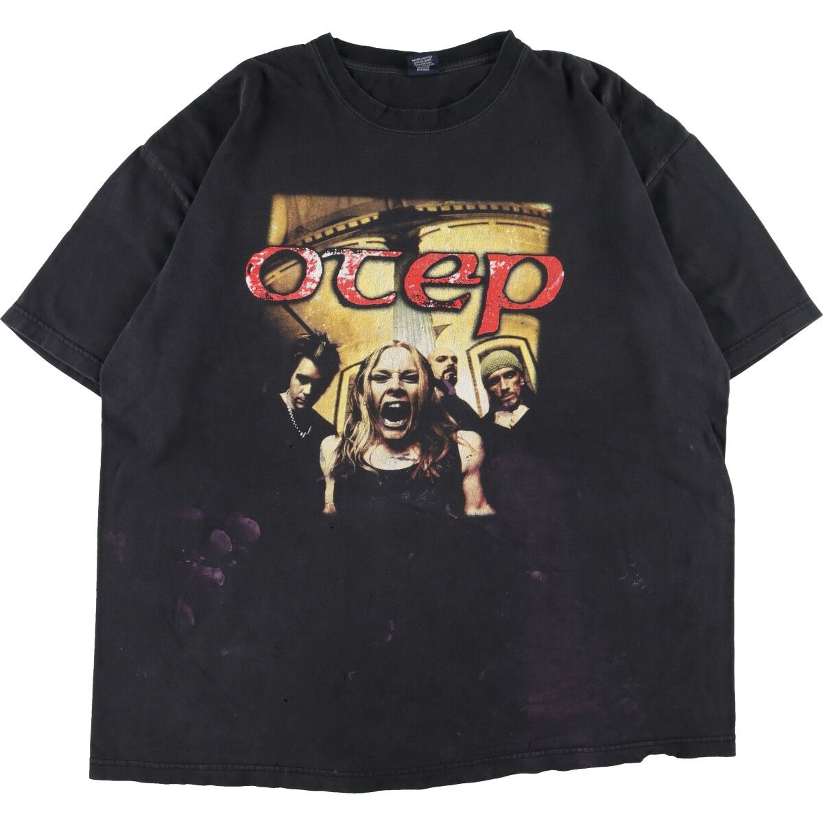 古着 ALM OTEP オーテップ 両面プリント バンドTシャツ バンT メンズ 