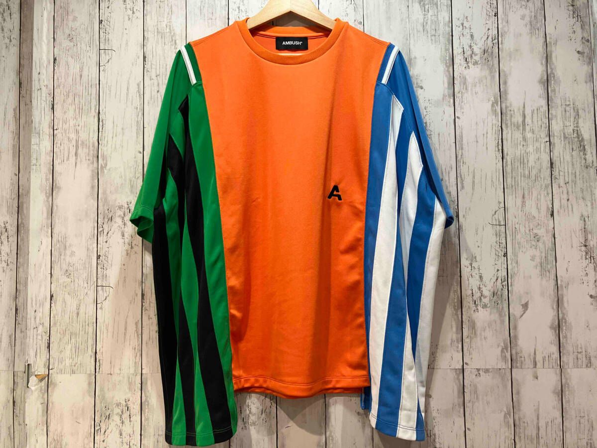 AMBUSH アンブッシュ FOOTBALL JERSEY MIX TOP 半袖Tシャツ マルチカラー F フリー 