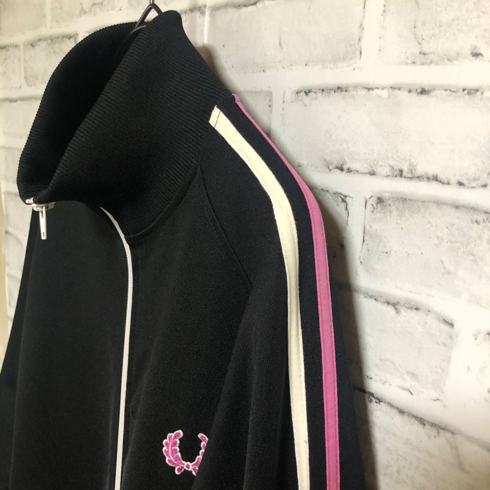 90s⭐️Fred Perry トラックジャケット/ジャージ M 刺繍月桂樹 vintage 