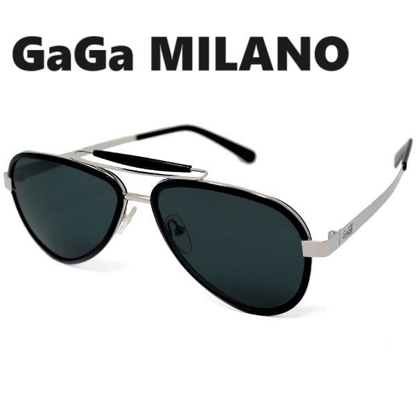 GaGa MILANO ガガミラノ LU54ACBK000-BLACK サングラス ユニセックス