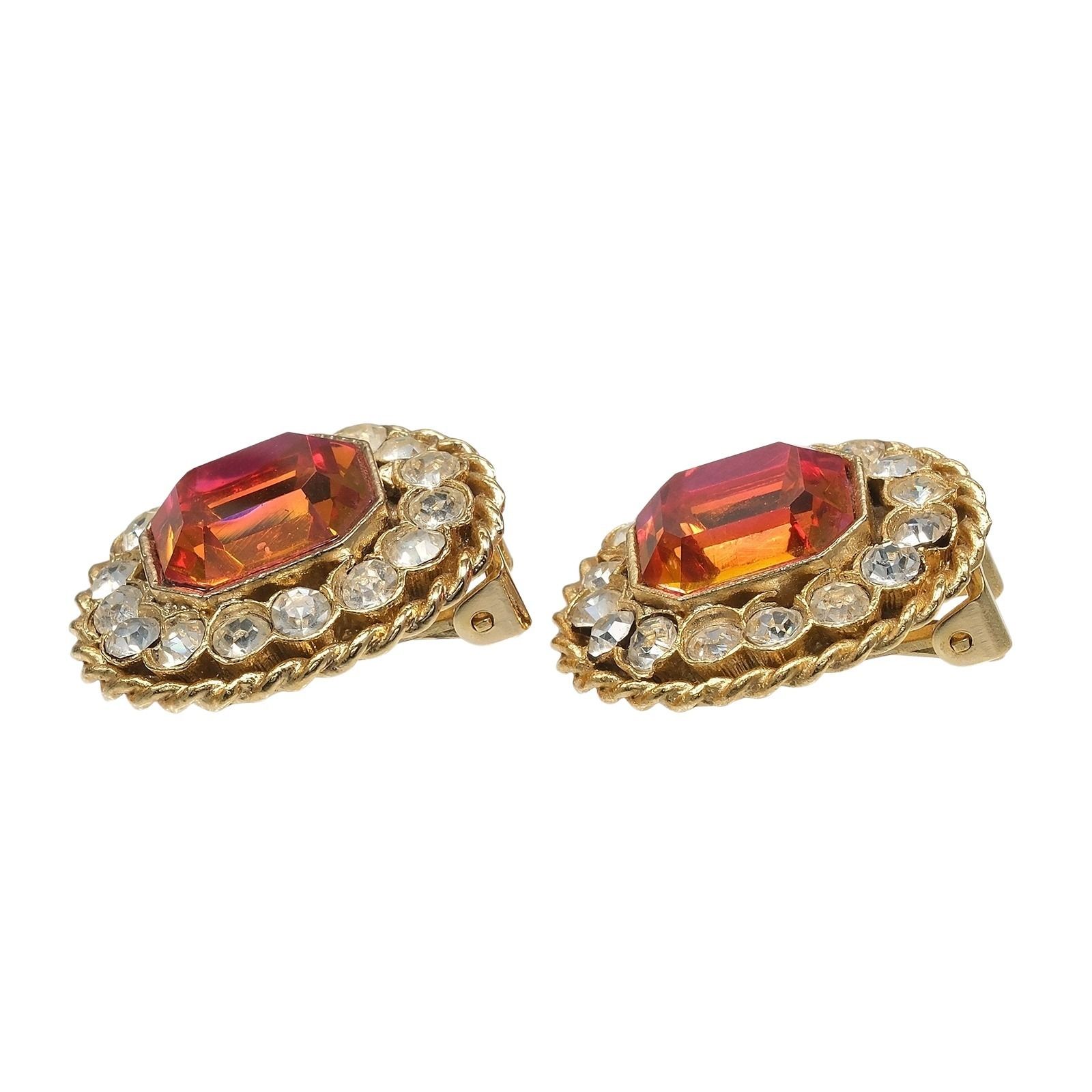 金メッキ×ラインストーン