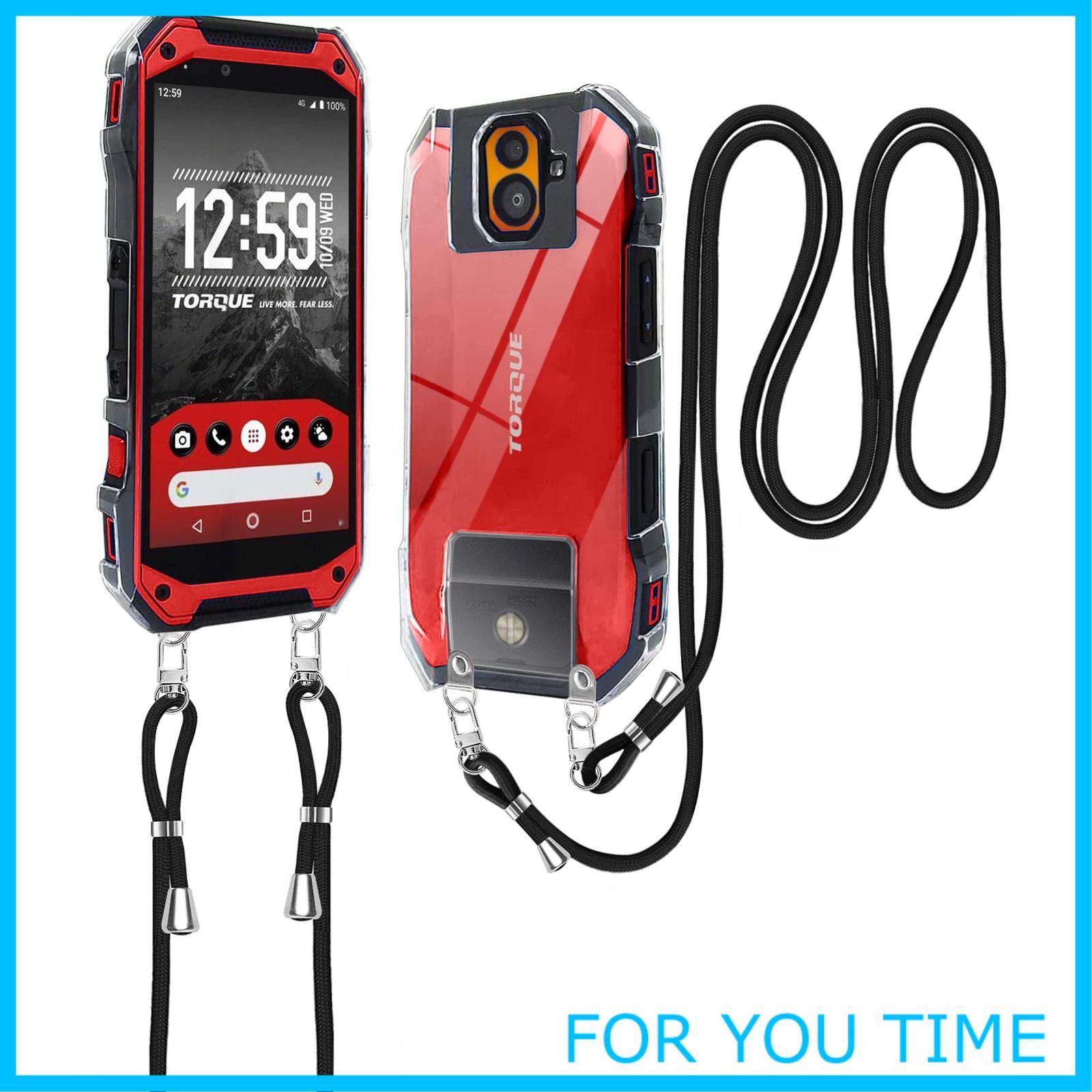 Kyocera TORQUE G04 ケース クリア ショルダー 京セラ TORQUE