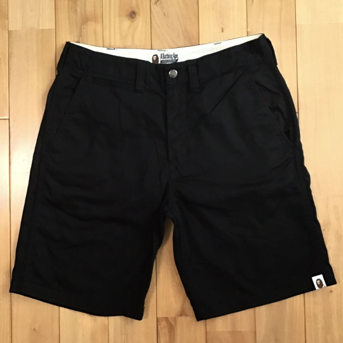 お昼寝 マイロ ハーフパンツ Sサイズ black a bathing ape BAPE NAP BABY MILO shorts エイプ ベイプ  アベイシングエイプ NIGO - メルカリ