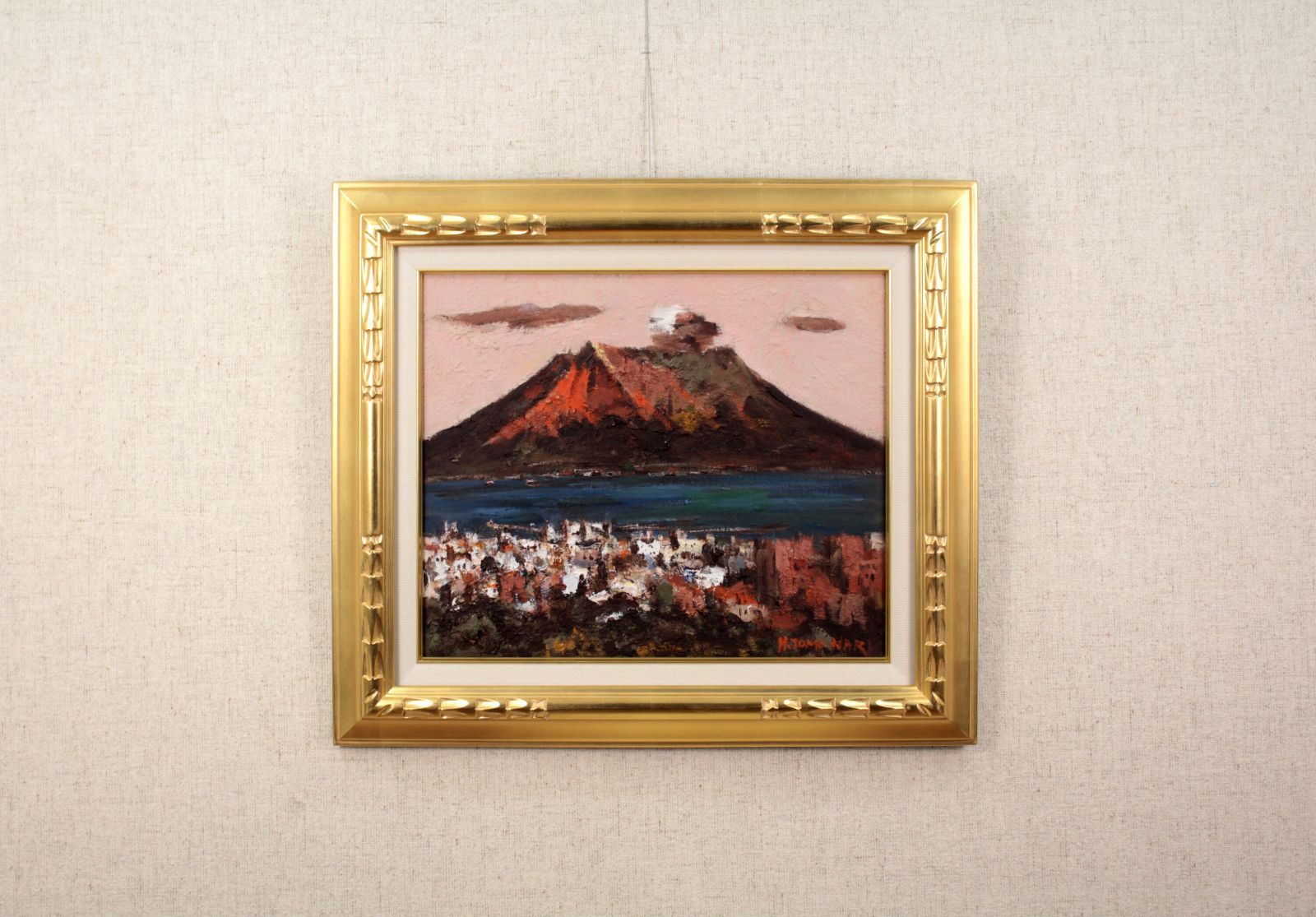 友成晴雄『桜島』油彩画【真作保証】 絵画 友成晴雄『桜島』油彩画【真作保証】 絵画 - メルカリ