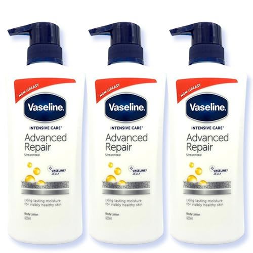 ヴァセリン Vaseline アドバンスドリペア ボディローション 500ml 3本セット [並行輸入品] 