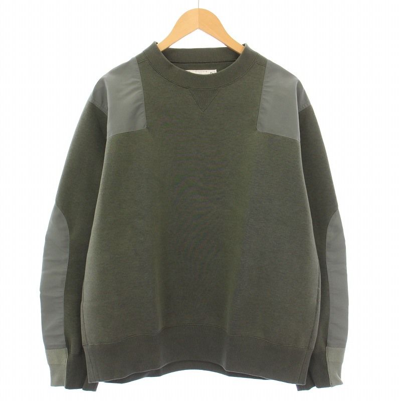 Sacai サカイ　Sponge Sweat Pullover ★新品★ sacai Sponge Sweat x Nylon Twill Pullover C/GRAY_C/GRAY | HAVEN