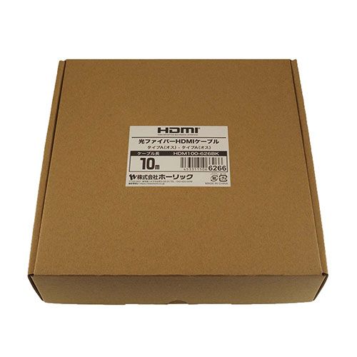 HORIC 光ファイバー ドHDMIケーブル 10m ブラック HDM100-626BK