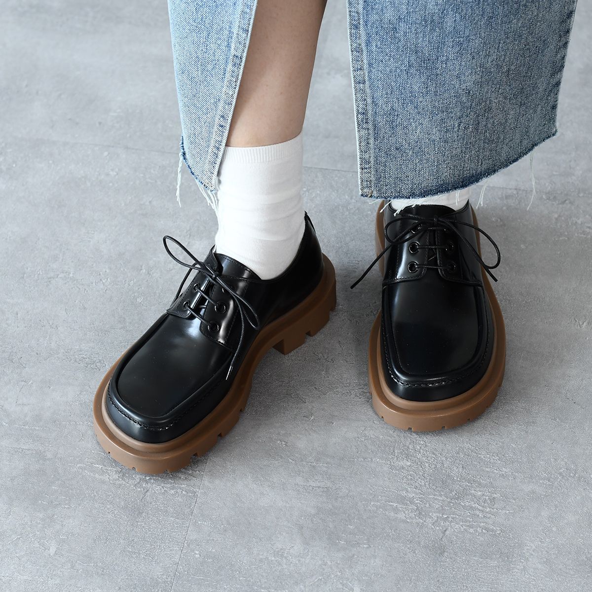 Maison Margiela★アイビーレザーローファー ブラック Maison Margiela MAISON MARGIELA メゾンマルジェラ ローファー