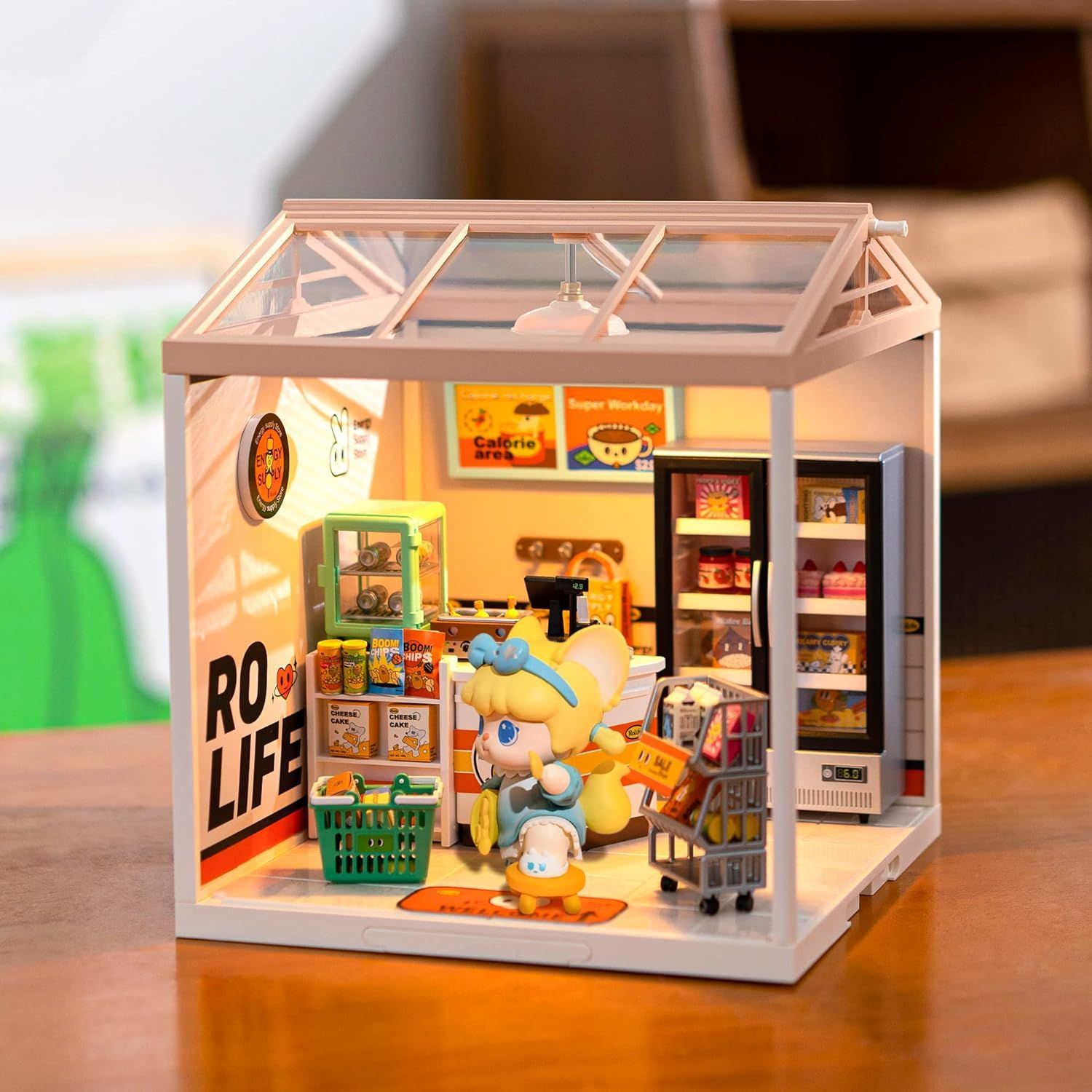 Robotime Diy ミニチュアハウス　　　　　　　リリーズポーチ 81SN3Fjtw2L._AC_UL210_SR210,