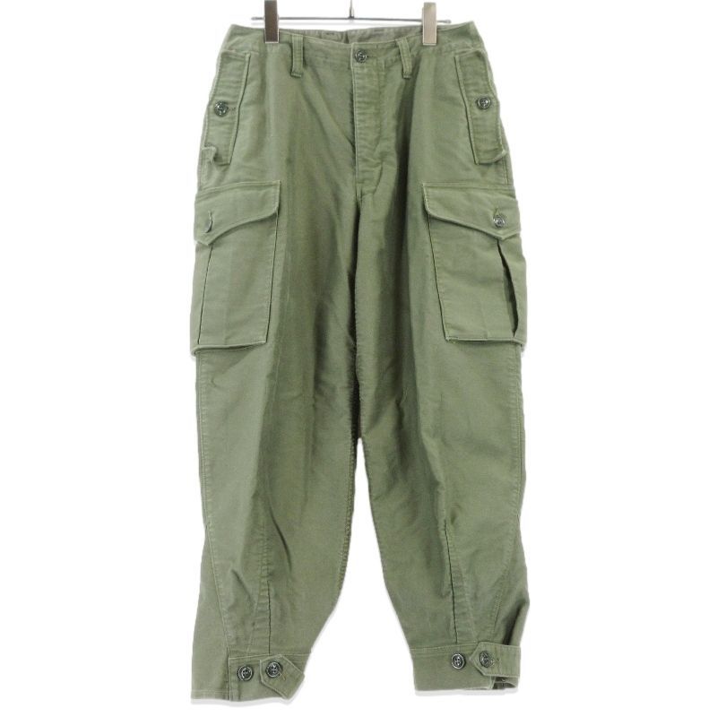 WHEELERS フリーホイーラーズ グラウンドクルー トラウザース GROUND CREW TROUSERS ミリタリーモールスキン オリーブ 30 70017071