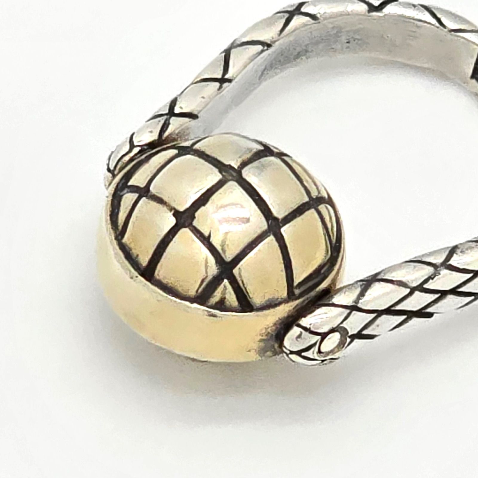 Bottega Veneta ボッテガ　リング　13号 ボッテガヴェネタ イントレチャート リング 13号 指輪 シルバー