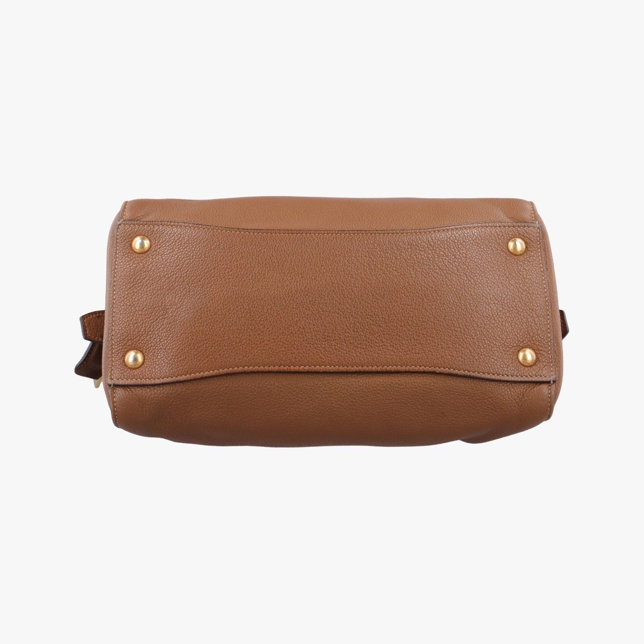 プラダPrada三角ロゴブラウンレザーBN2769158