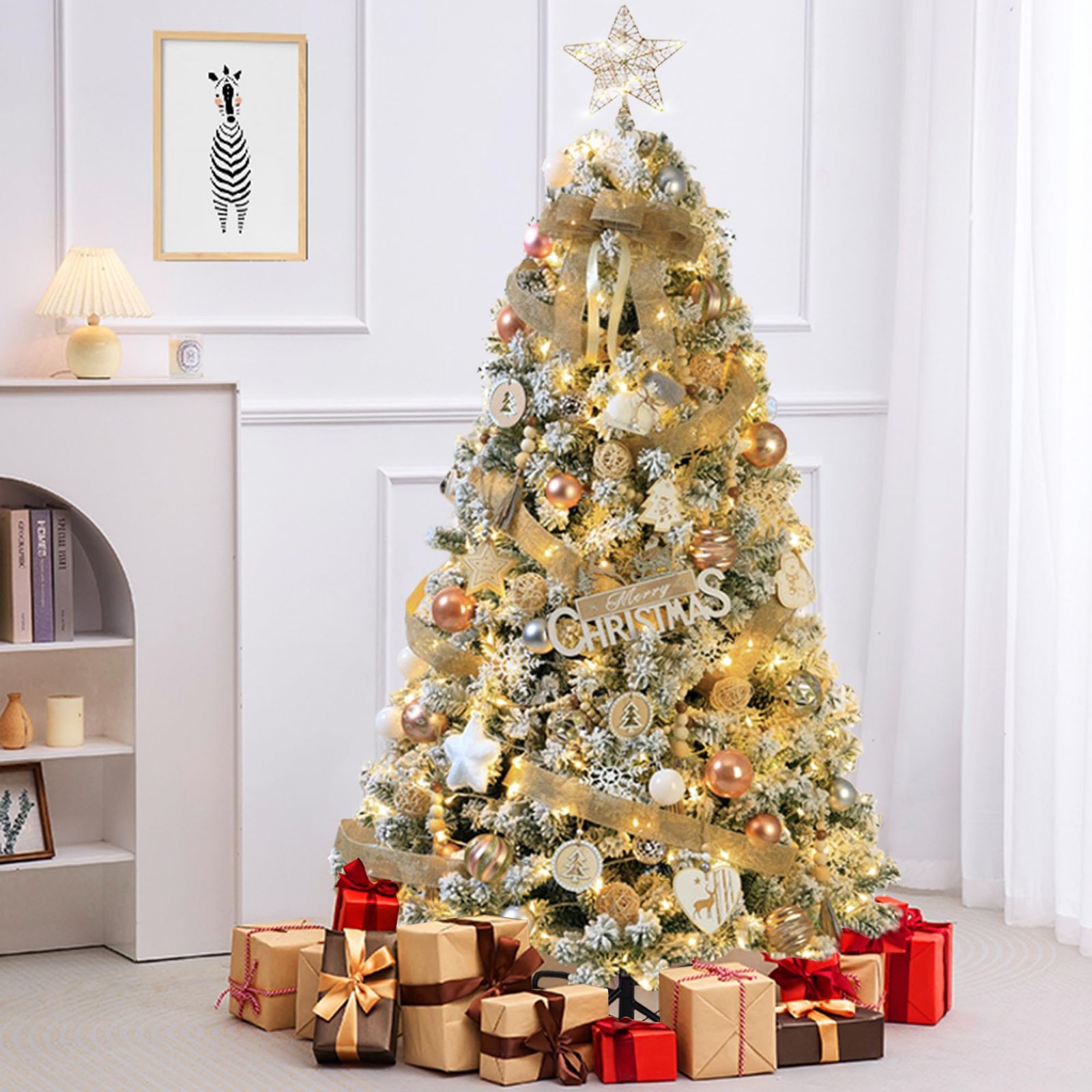 クリスマス置物 LEDライト付き 2009年製 【動作確認済 美品】 2025年