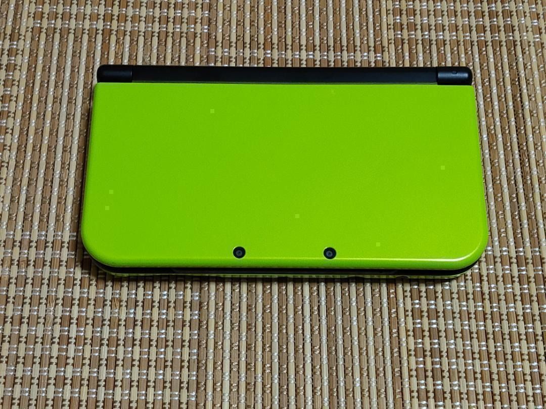 本体のみ New3DSLL ライム×ブラック G