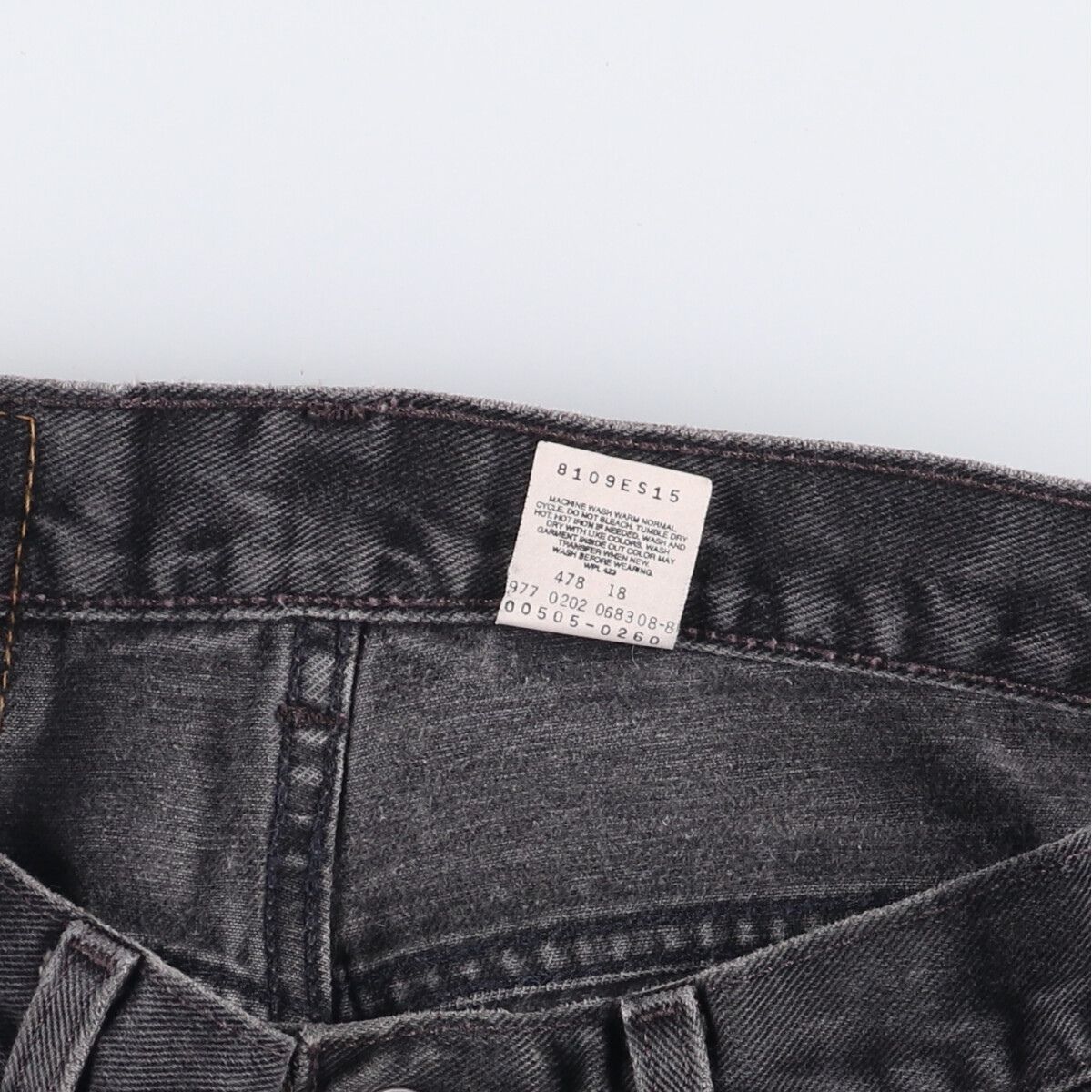 ブラックデニム