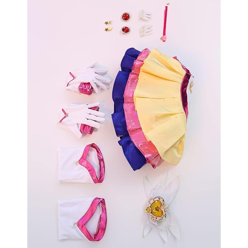 在庫 Miccostumes 女性 コスチューム アニメ 美少女 戦士 コスプレ 衣装 制服 セット かっこいい XL BRIGHTFACE_UK