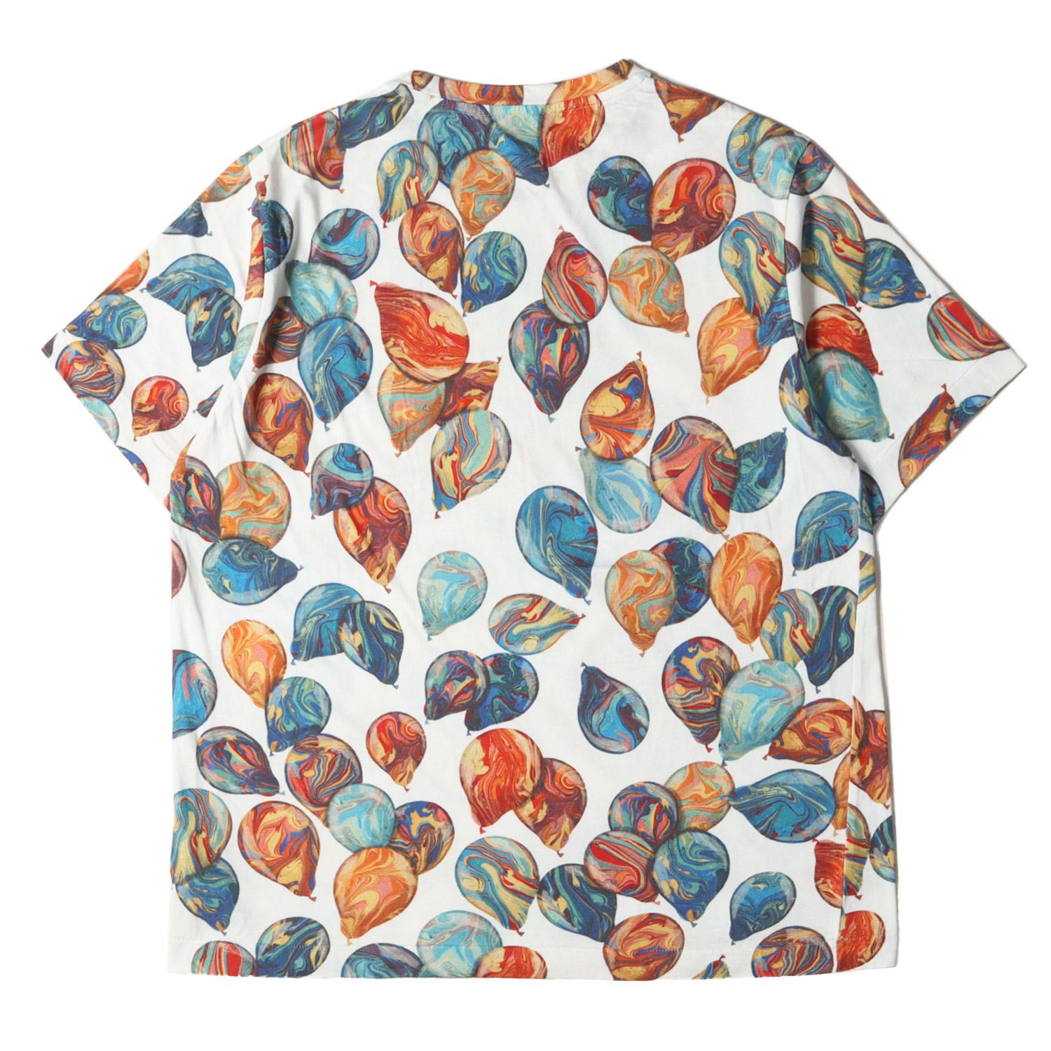 Paul Smith ポールスミス Tシャツ サイズ:L PHOTOGRAPHIC BALLOONS PRINT T-SHIRTS 184318  299Z 総柄 クルーネック 半袖 COLLECTION トップス カットソー カジュアル 日本製