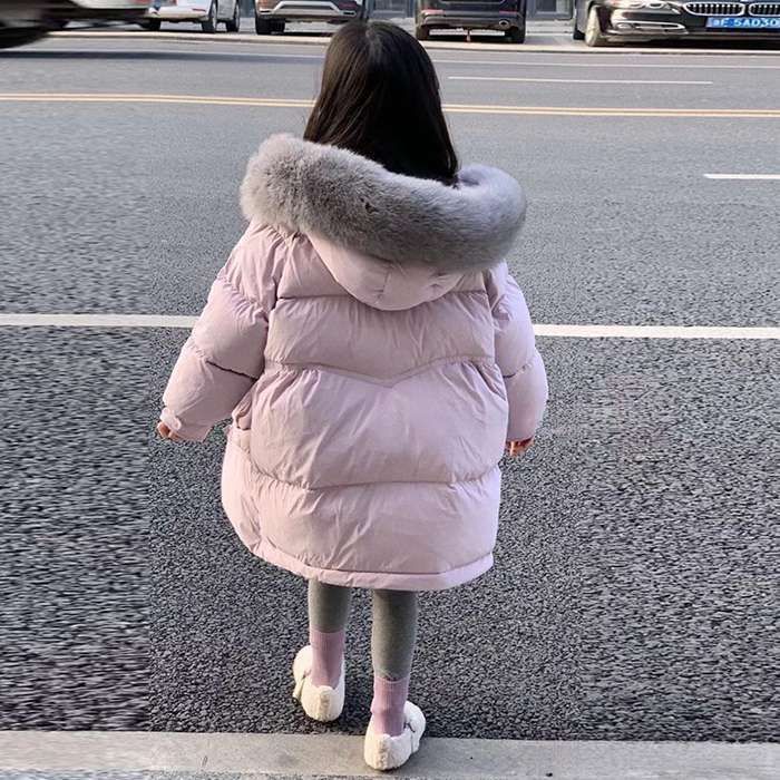 キッズ アウター ジャンパー 中綿コート 子供服 女の子 冬服 ロングコート 軽量 あったか コート女児 フード付き 厚手 通学 防寒 長袖 おしゃれ 子ども服 お出かけ 可愛い ジュニア服 5QxM210