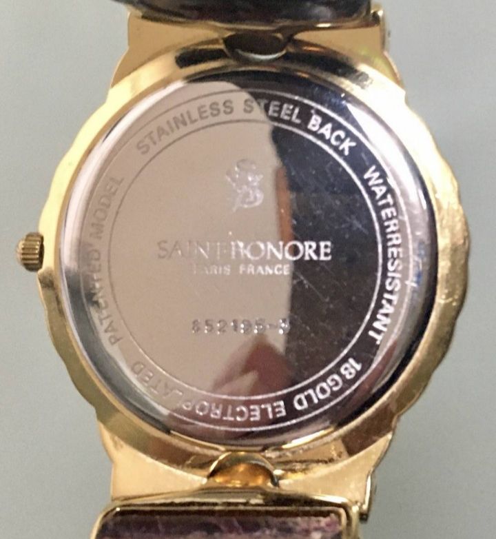 ☆稼動品☆SAINT HONORE サントノーレ☆QZ☆メンズ腕時計