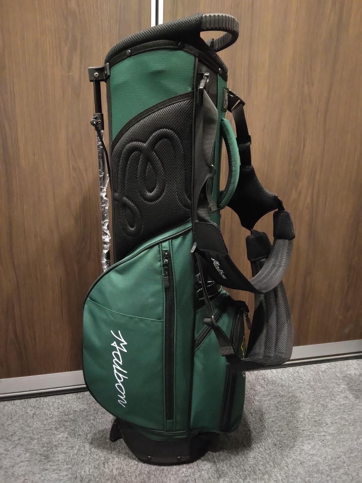 Cb【新品未使用】マルボンゴルフ キャディバッグ MALBON TROPHY