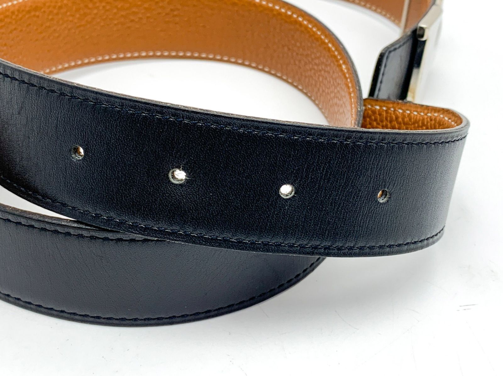 HERMES コンスタンス ベルト ブラック ブラウン シルバー