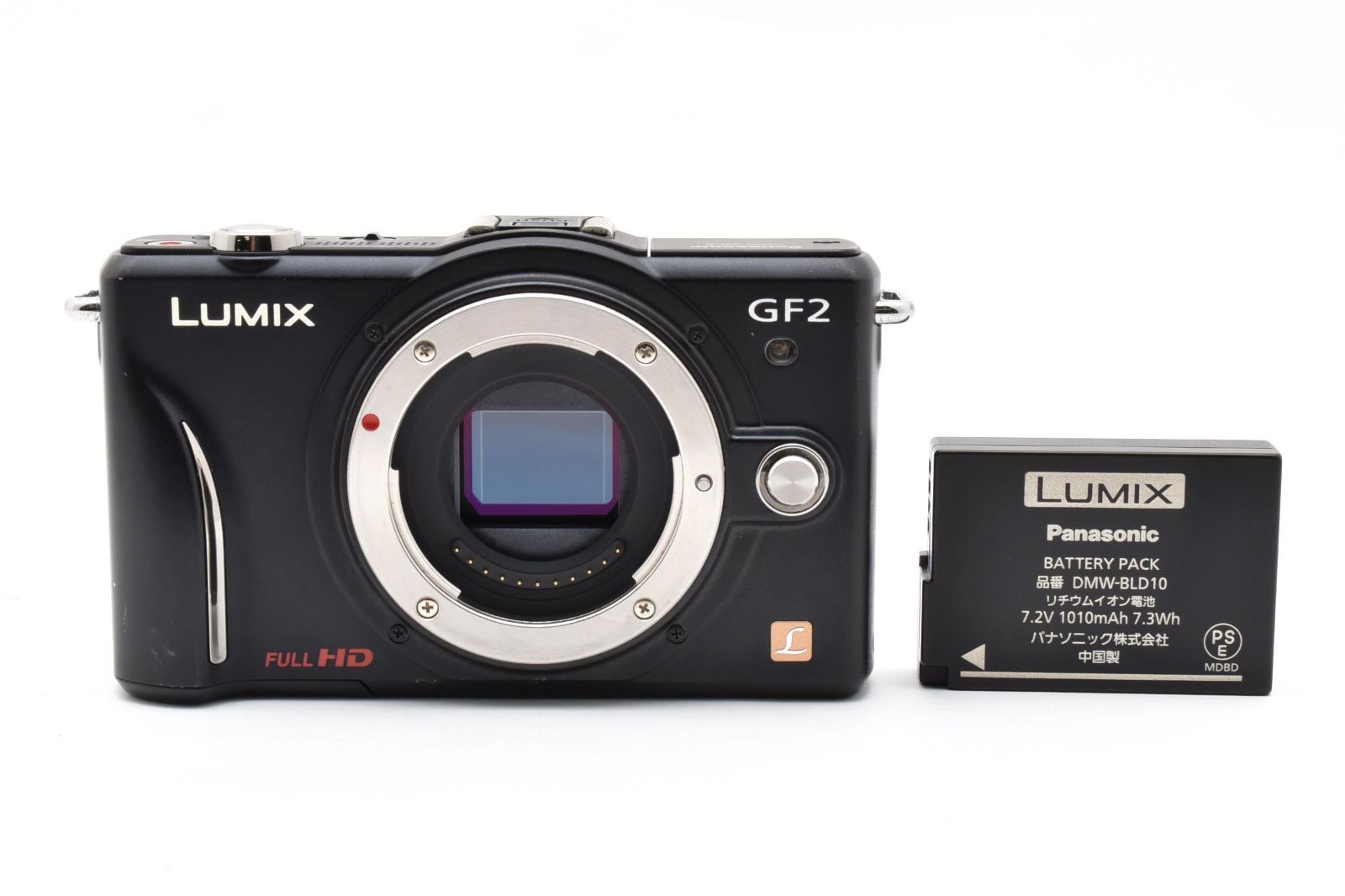 ✩超美品✩ PANASONIC DMC-GF2 ブラック ボディ ケース付き Panasonic 