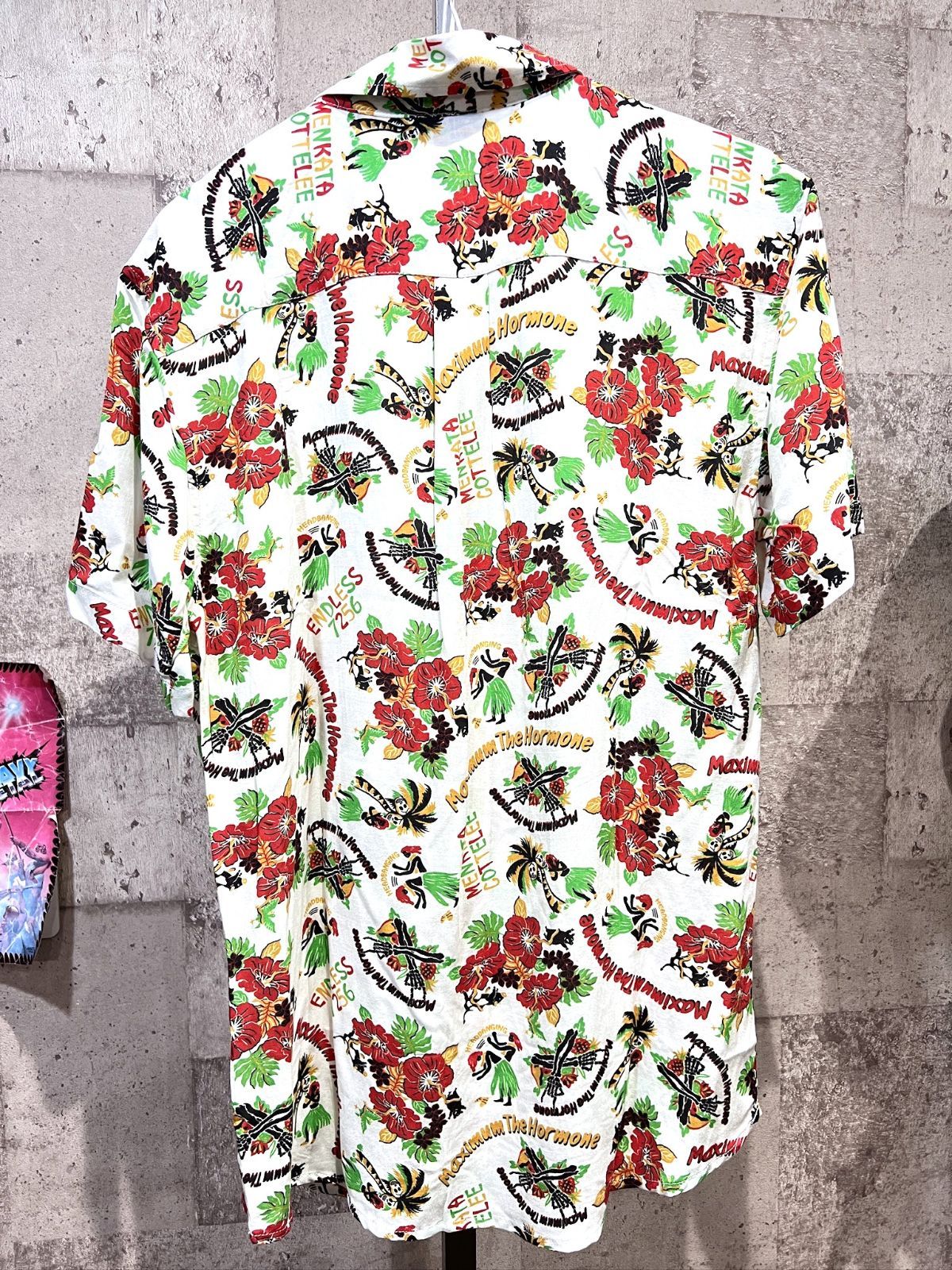美品 マキシマムザホルモン アロハシャツ M Maximum The Hormone