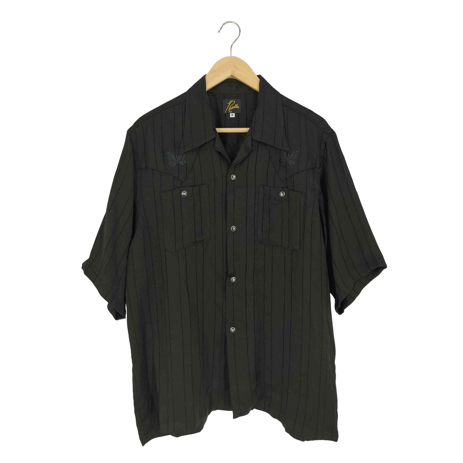 ニードルズ Needles S/S Cowboy One-Up Shirt - TA/CU/PE Georgette 