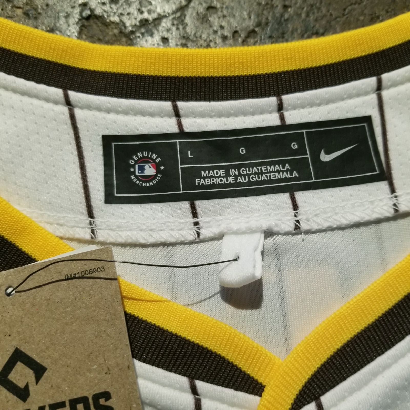 NIKE PADRES TATIS JR. ユニフォーム 23号 L PADRES #23 TATIS JR タティス.Jr リミテッドユニフォーム