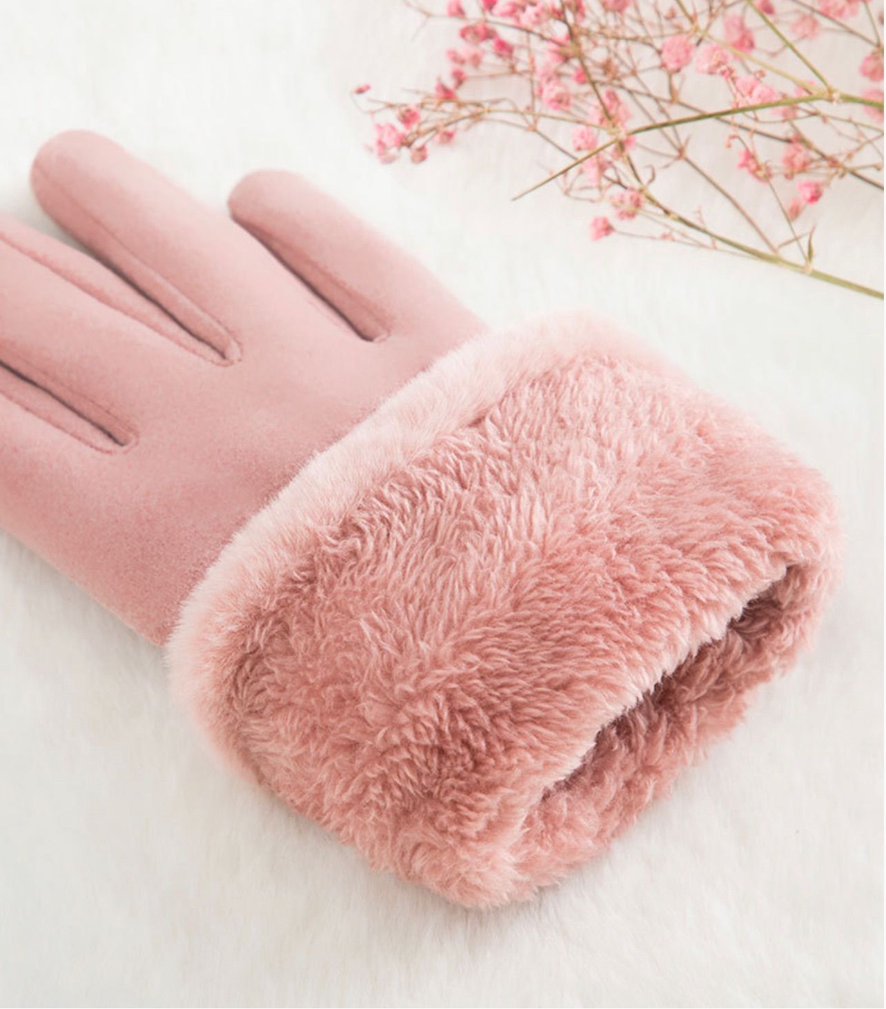 【新品】BLUE LABEL　手袋　レディース　防寒　婦人　おしゃれ　ピンク esf_cng_3.jpg