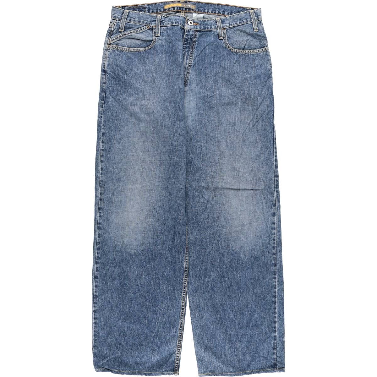 古着 00年代 リーバイス Levi s SILVER TAB シルバータブ BAGGY STRAIGHT テーパードデニムパンツ メンズw37相当|evb031814